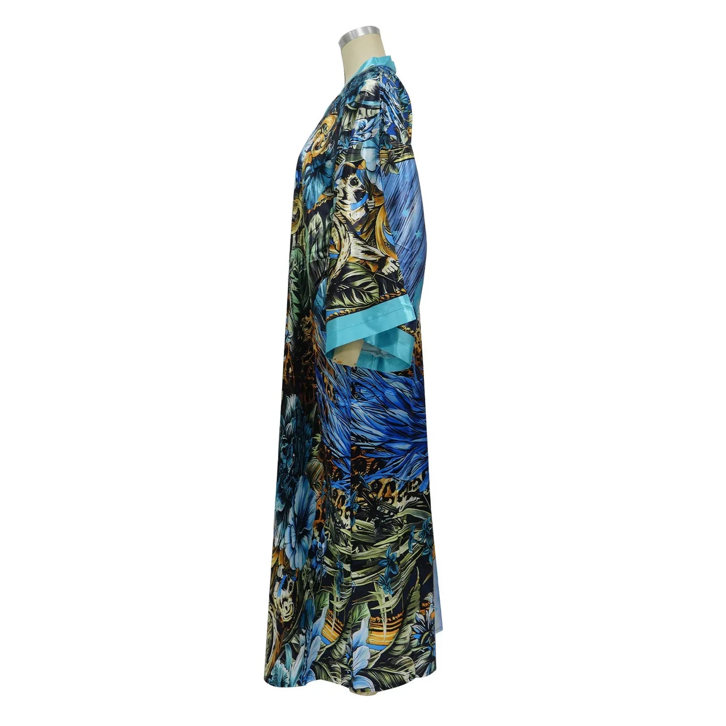 Fashion Japanese Kimono Traditional Women Long Cardigan Blouse Shirt Kimono Female Dress African Dresses for Women