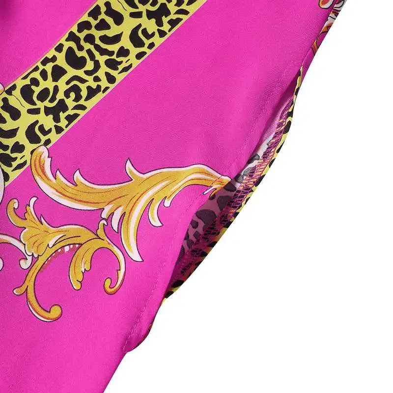 VONDA Elegant Women Maxi Sundress Stand Collar Sexy Sleeveless Bohemian Printed Long Dress Casual Loose Bat Sleeve Party Robe