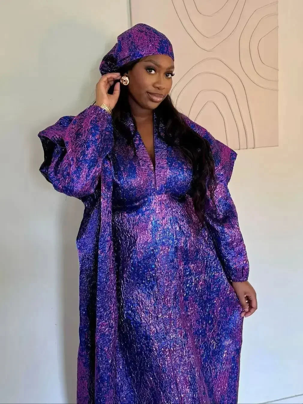 African Dresses for Women 2025  Traditional Africa Clothing Dashiki Ankara Outfit Gown Abayas Robe Muslim Kaftan Maxi Long Dress