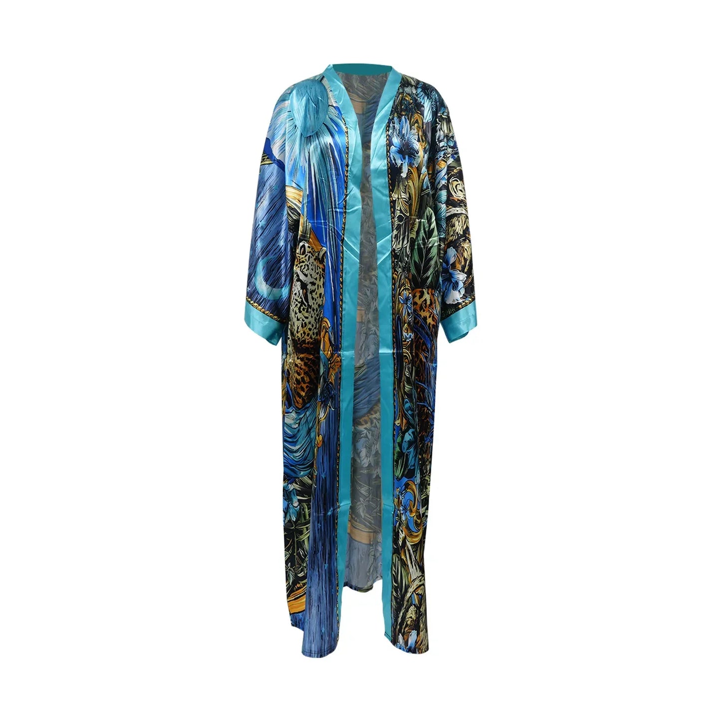 Fashion Japanese Kimono Traditional Women Long Cardigan Blouse Shirt Kimono Female Dress African Dresses for Women