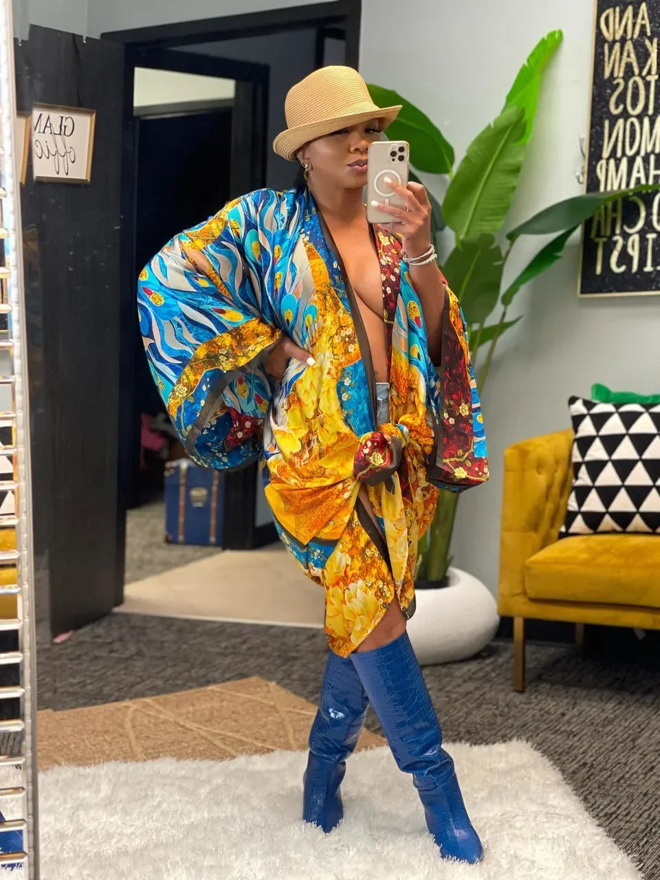 Fashion Japanese Kimono Traditional Women Long Cardigan Blouse Shirt Kimono Female Dress African Dresses for Women