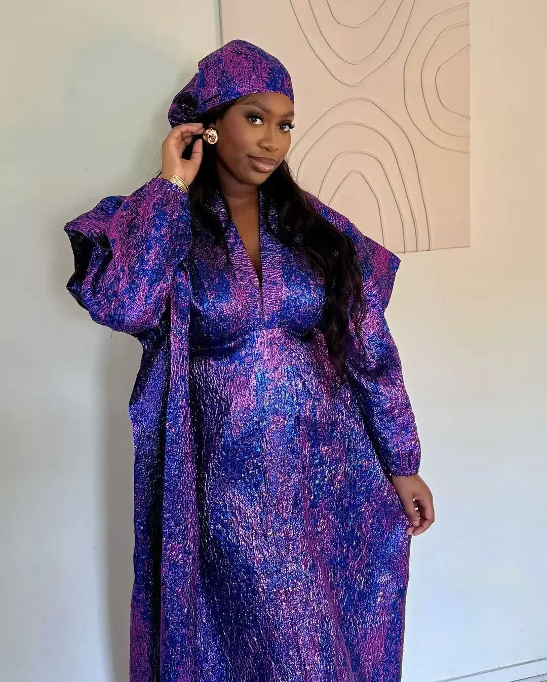 African Dresses for Women 2025  Traditional Africa Clothing Dashiki Ankara Outfit Gown Abayas Robe Muslim Kaftan Maxi Long Dress