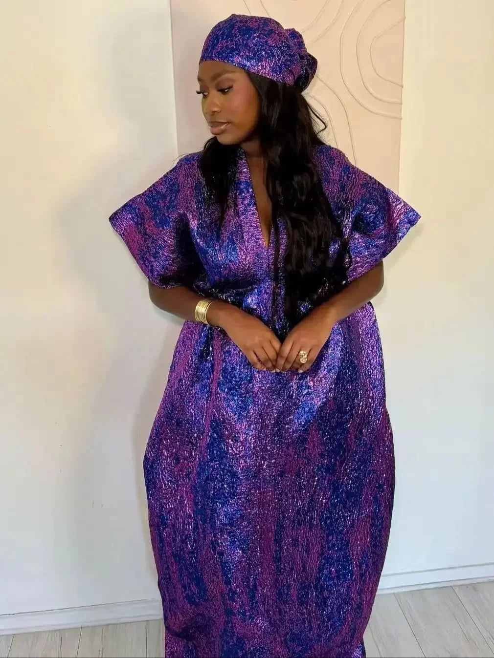 African Dresses for Women 2025  Traditional Africa Clothing Dashiki Ankara Outfit Gown Abayas Robe Muslim Kaftan Maxi Long Dress