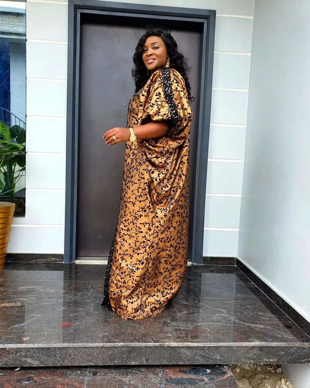 2024 Africa Clothing Abayas for Women Dubai Luxury Spring African Muslim Fashion Dress Caftan Evening Party Dresses Boubou Robe