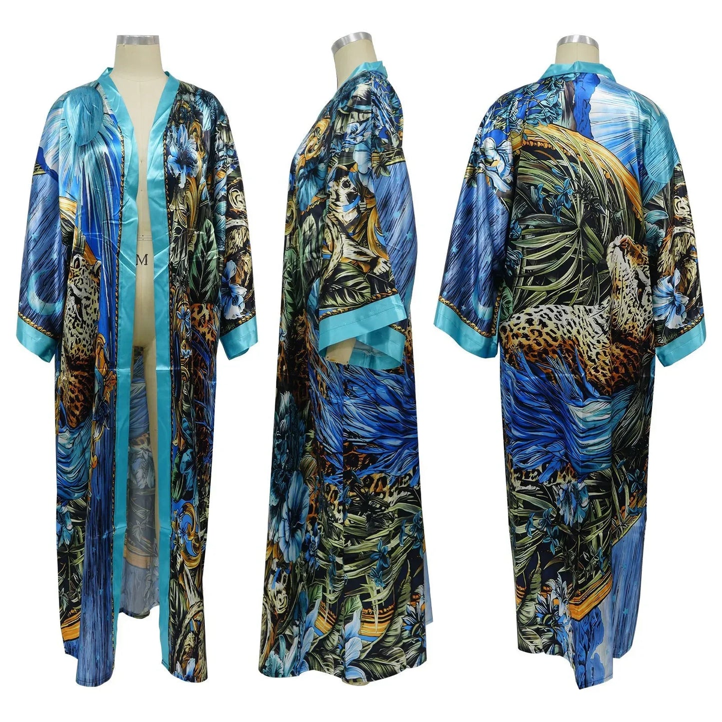 Fashion Japanese Kimono Traditional Women Long Cardigan Blouse Shirt Kimono Female Dress African Dresses for Women